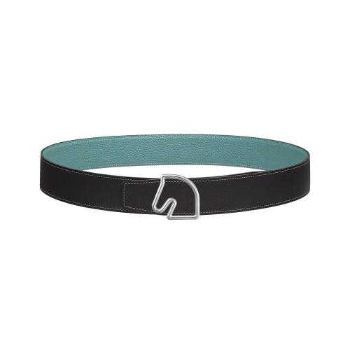  HERMES愛馬仕 22年秋冬 男士 腰帶 Boucle de ceinture Tete de Cheval %26 Cuir de ceinture re 預(yù)定商品1-3周發(fā)貨