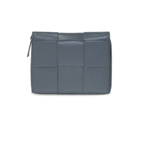  Bottega Veneta/葆蝶家 男士灰色皮革錢(qián)包 649596 VBWD2 1242 PLSX