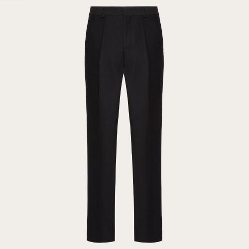  VALENTINO華倫天奴 22年秋冬 男士 休閑褲 PANTALON EN CREPE COUTURE 1V0RB5448U10NO