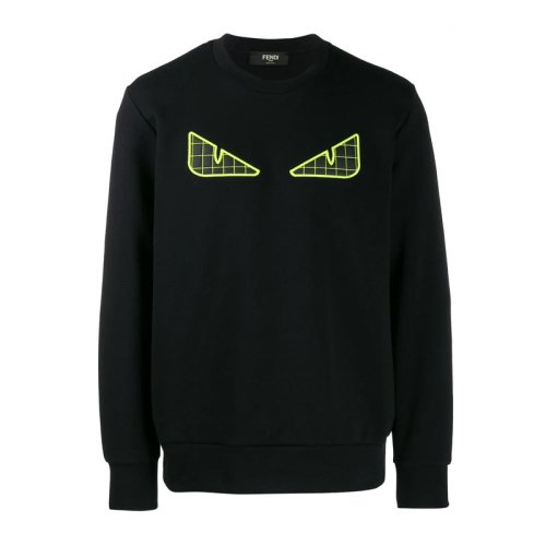  FENDI/芬迪 男士黑色棉質(zhì)衛(wèi)衣 FAF550 A8JS F17W0 PLFSX