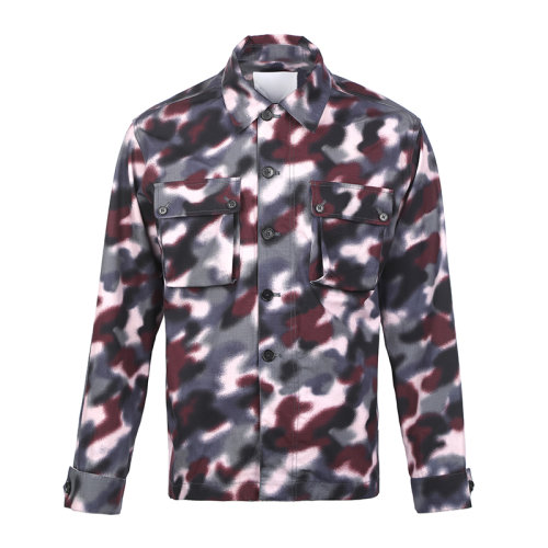 KENZO/高田賢三22春夏迷彩寬松男士夾克外套FC55VE217