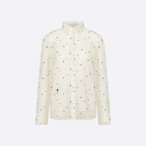  DIOR迪奧 22年秋冬 女士 長袖襯衫 襯衫 311B27A6152_X0930