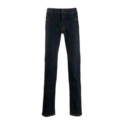  FENDI/芬迪 男士黑色棉質(zhì)牛仔褲 FLP201 A4QE F0QG0 PLFSX