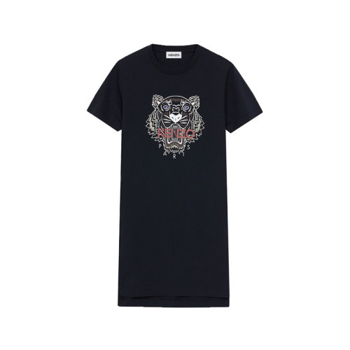 KENZO/高田賢三  女士連衣裙 女士棉質(zhì)短袖連衣裙 2RO775 4YA