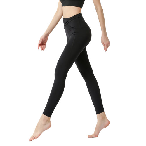 GeleiStory/GeleiStory新款純色裸感瑜伽褲跑步健身褲女高彈提臀瑜伽健身九分褲女裝＞女士褲裝＞女運動褲