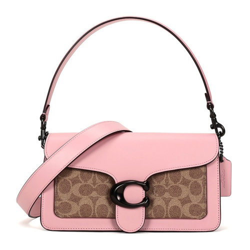 COACH/蔻馳專柜款 tabby系列 女士帆布/配皮拼接經(jīng)典印花C標(biāo)單肩包斜挎包手提包女包91215多色可選