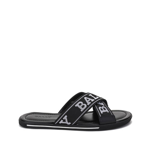 BALLY/巴利【22春夏新款】男士織物/皮革拖鞋涼拖 BONKS T