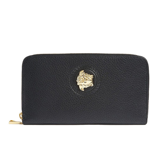 VERSACE/范思哲手拿包黑色牛皮革    bb