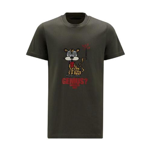  MONCLER蒙可蒙克萊 22年秋冬 男士 短袖T恤 Ocelot Motif T-Shirt H20928C00013M2326950