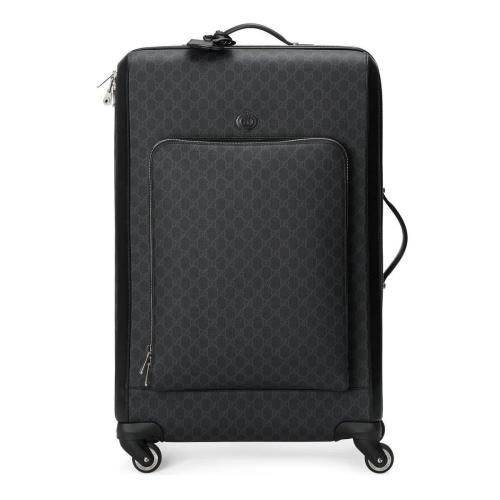  GUCCI古馳 22年秋冬 男士 GG Supreme帆布大號行李箱 451001 92TCF 1000