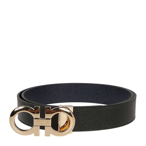 Salvatore Ferragamo/菲拉格慕 黑色男士腰帶 67-5542-714423（99新S級未使用）