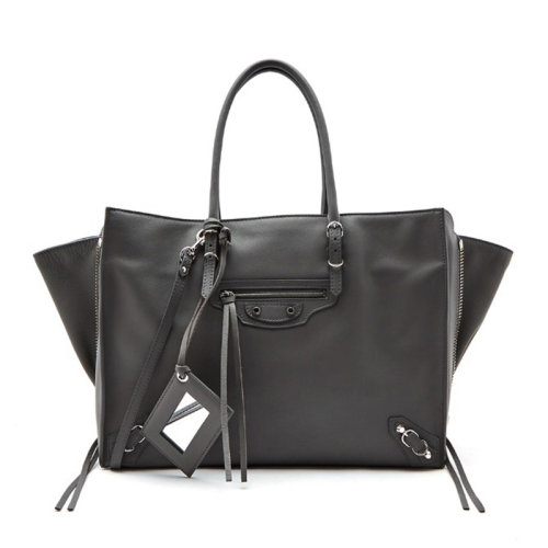 Balenciaga/巴黎世家 女士黑色皮質(zhì)手提包432596DLQ0N1000