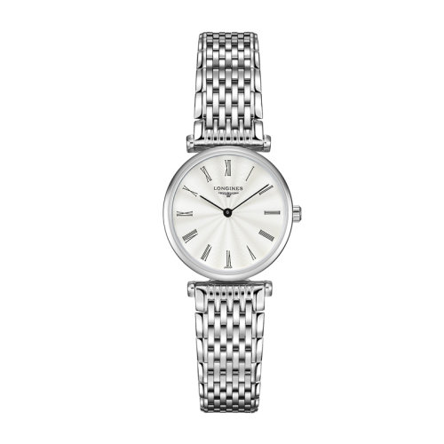 LONGINES/浪琴 嘉嵐系列 女士石英表鋼鏈腕表24毫米L4.209.4.71.6