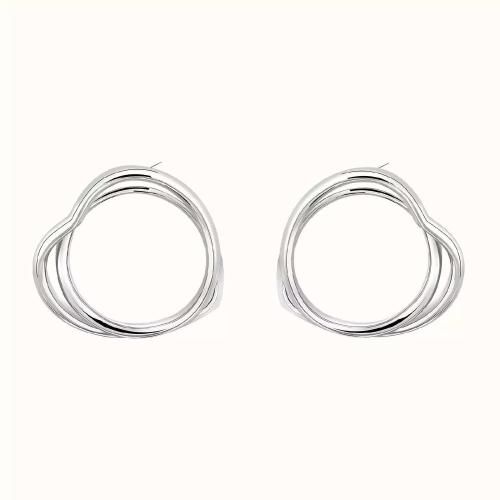  HERMES愛馬仕 22年秋冬 女士 耳環(huán) Boutons doreilles Vertige Coeur， petit modele H119521B