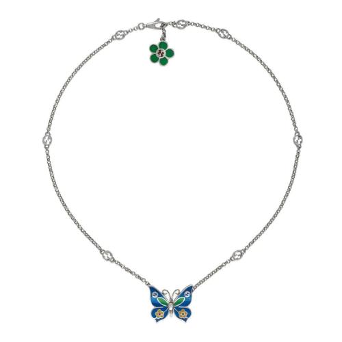  GUCCI古馳 22年秋冬 女士 蝴蝶吊墜項(xiàng)鏈 679988 J89B4 8520