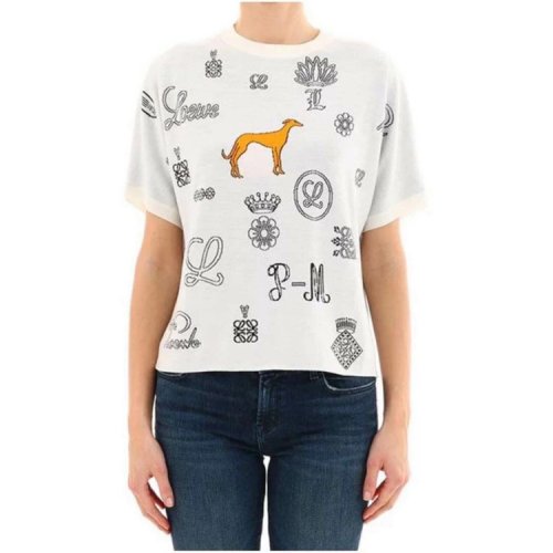 LOEWE/羅意威  女士短袖T恤 3199150CO 2120