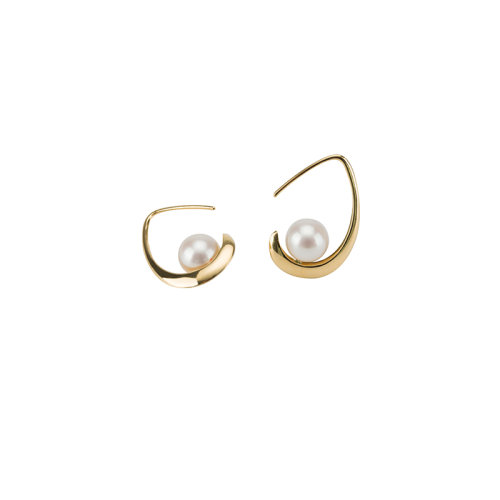 GeleiStory/GeleiStory向往系列18K金AKOYA海珠女神耳釘 店鋪特惠