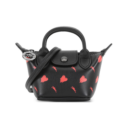 Longchamp/瓏驤  女士皮革手提單肩斜挎包零錢包餃子包迷你包 10099 EUA