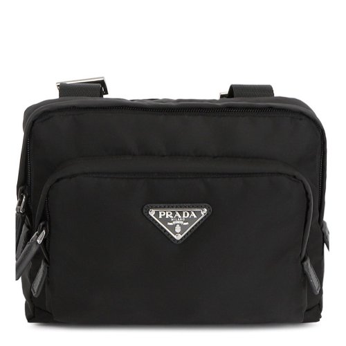  PRADA/普拉達(dá) 男士黑色尼龍單肩包 2VL014 973 F0002 PLSX