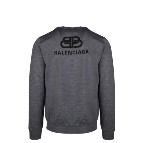  Balenciaga/巴黎世家 男士黑色時尚休閑針織衫 583117 T1439 1165 PLFSX