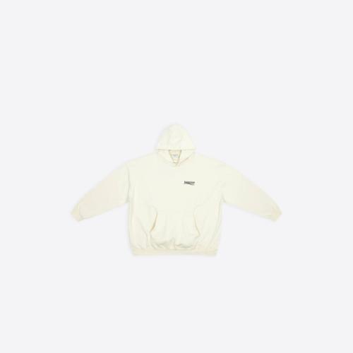  BALENCIAGA巴黎世家 22年春夏 女士 衛(wèi)衣 POLITICAL CAMPAIGN廓形連帽衛(wèi)衣 620947TKVI98962