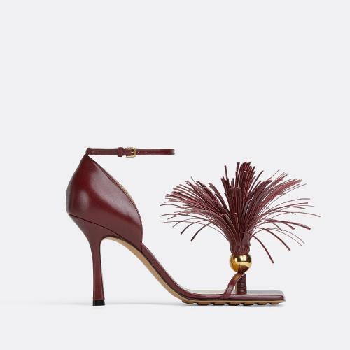  BV葆蝶家 22年秋冬 女士 高跟涼鞋 sandales a brides stretch 716241VBSF06084