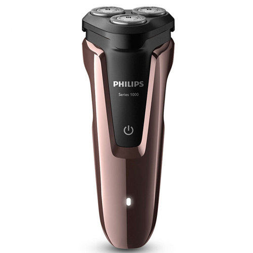 Philips/飛利浦剃須刀電動胡須刀男士充電刮胡刀全身水洗干濕兩用進口三刀頭S1060/04玫瑰棕色