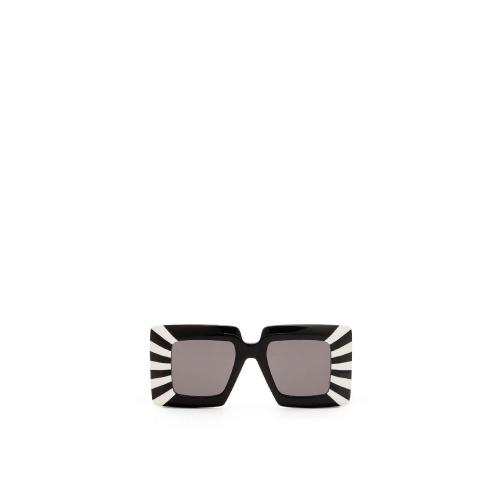  LOEWE羅意威 22年秋冬 女士 太陽(yáng)眼鏡 Oversized square sunglasses in acetate G736270X04-11
