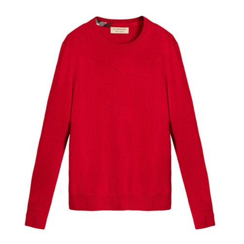  BURBERRY/博柏利 男士紅色羊絨針織衫/毛衣 4022821 PLFSX