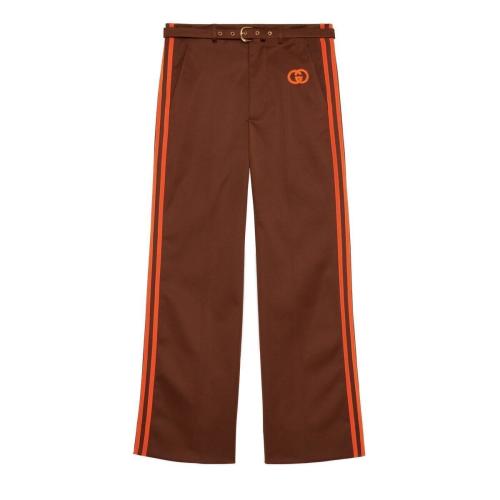  GUCCI古馳 22年秋冬 男士 adidas x Gucci聯(lián)名系列針織長(zhǎng)褲 689348 ZAJPV 2388