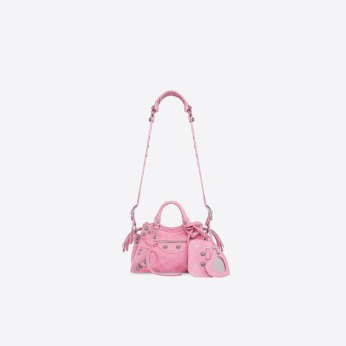  BALENCIAGA巴黎世家 22年秋冬 女士 手提包 NEO CAGOLE加小號(hào)牛仔布手提包 700940210BJ5809