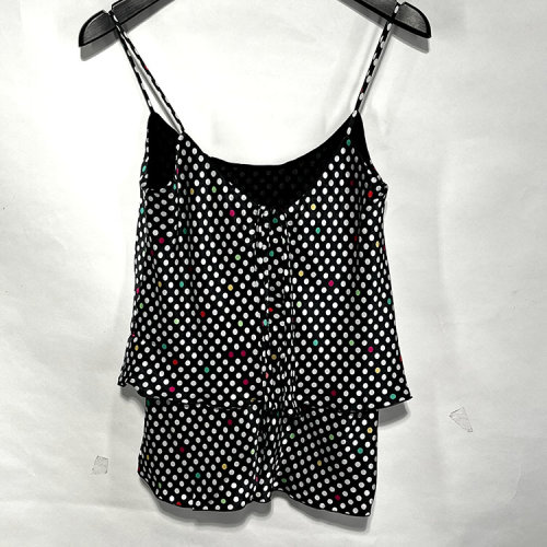 Emporio Armani/安普里奧阿瑪尼 女士彩色斑點(diǎn)吊帶背心