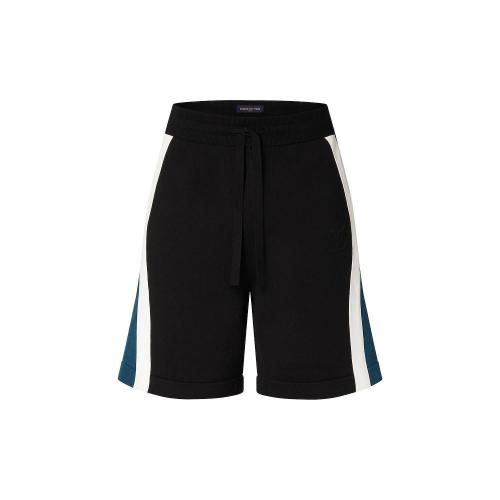  LV路易威登 22年秋冬 男士 短褲 混合皮革針織短褲 1AAGNS 1AAGNP 1AAGNR 1AAGNQ 1AAGNT 1AAGN