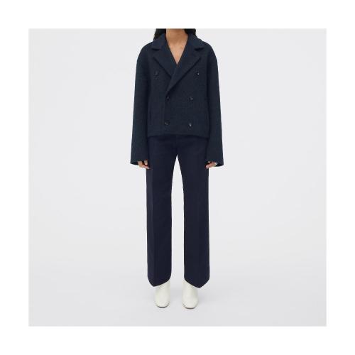  BV葆蝶家 22年秋冬 女士 大衣 manteau en alpaga double-face， laine et mohair 716597V2C904