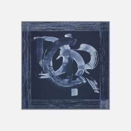  DIOR迪奧 22年春夏 男士 圍巾 DIOR AND JACK KEROUAC 披肩 29E0004A0696_C580