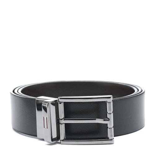 BALLY/巴利簡約休閑雙面用牛皮革針扣式男士皮帶腰帶ASTORI