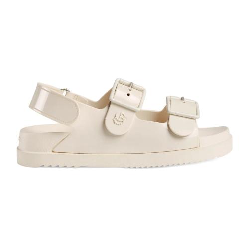  GUCCI古馳 22年秋冬 女士 女士迷你雙G涼鞋 660243 J8700 9050