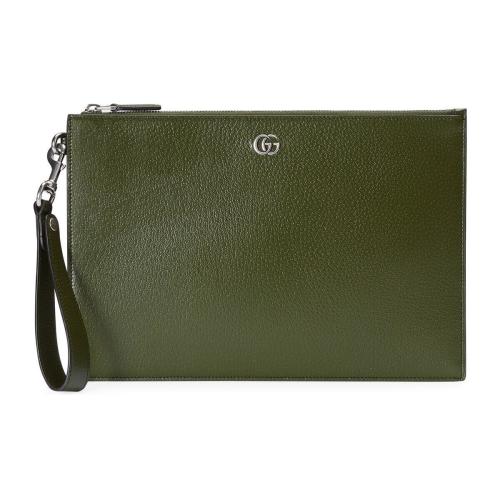  GUCCI古馳 22年秋冬 男士 GG Marmont系列手拿包 475317 DJ20F 3352