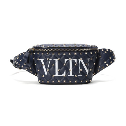 Valentino/華倫天奴 女士羊皮鉚釘腰包斜挎包 RW2B0B46XQC