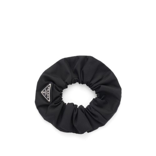 PRADA/普拉達(dá) 女士黑色尼龍三角標(biāo)發(fā)帶 1IF015 074 F0002