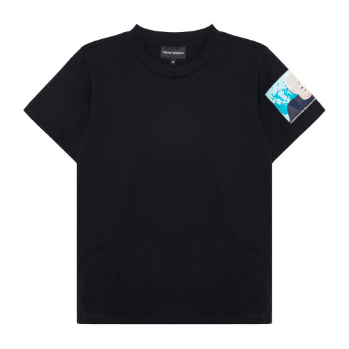 Emporio Armani/安普里奧阿瑪尼 深藍(lán)色 女士短袖T恤 3K2T8B-2J30Z-0926