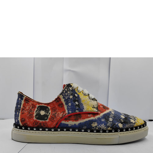 Dsquared2/D二次方花色男士板鞋休閑鞋  DS1114241273250  瑕疵折扣