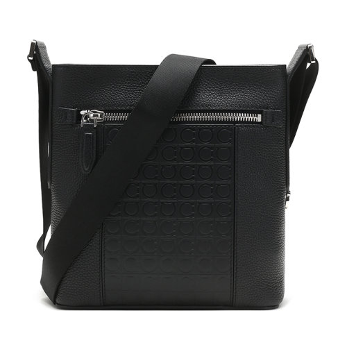 SalvatoreFerragamo/菲拉格慕 男士牛皮單肩斜挎包240866[材質(zhì):牛皮革,材質(zhì):牛皮革]