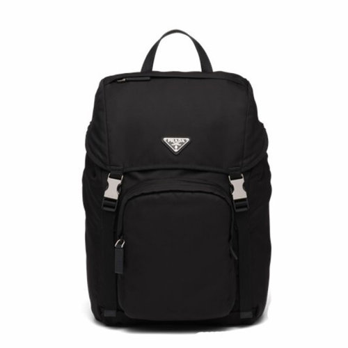 PRADA/普拉達(dá) 男士 男包 黑色尼龍時(shí)尚背包雙肩包 2VZ135-2DMG-HOL-F0002