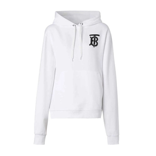 BURBERRY/博柏利 女裝 服裝 棉質(zhì)TB logo印花連帽抽繩 女士衛(wèi)衣 8024351