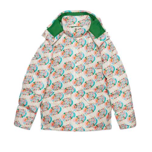  GUCCI古馳 22年秋冬 男士 The North Face x Gucci聯(lián)名系列羽絨夾克 670653 XAAET 9486