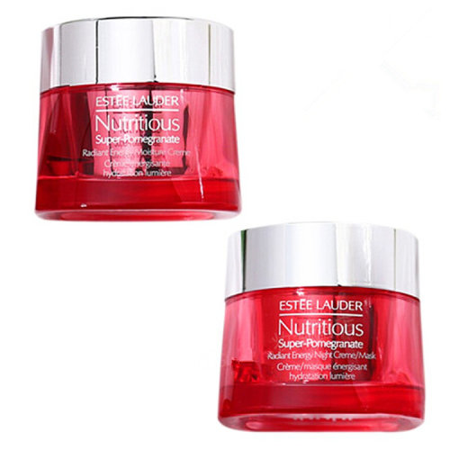 Estee Lauder/雅詩(shī)蘭黛  面部護(hù)理套裝 紅石榴日晚套裝 日面霜50ml 晚霜50ml