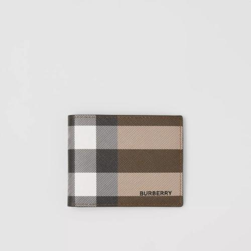  BURBERRY 22年秋冬 男士 格紋雙折錢夾 80527961