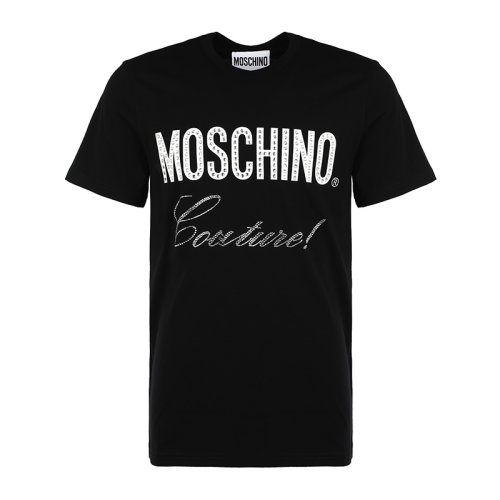 MOSCHINO/莫斯奇諾21新品字母圖案男士短袖T恤A073470401