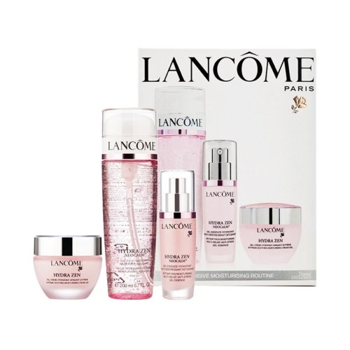Lancome/蘭蔻 水份緣舒緩護(hù)膚三件套（柔膚啫喱200ml+精華液30ml+凝霜50ml）面部套裝